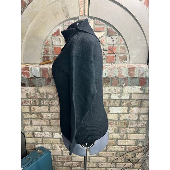 sweater turtle neck ribbed black - Picture 5 of 9